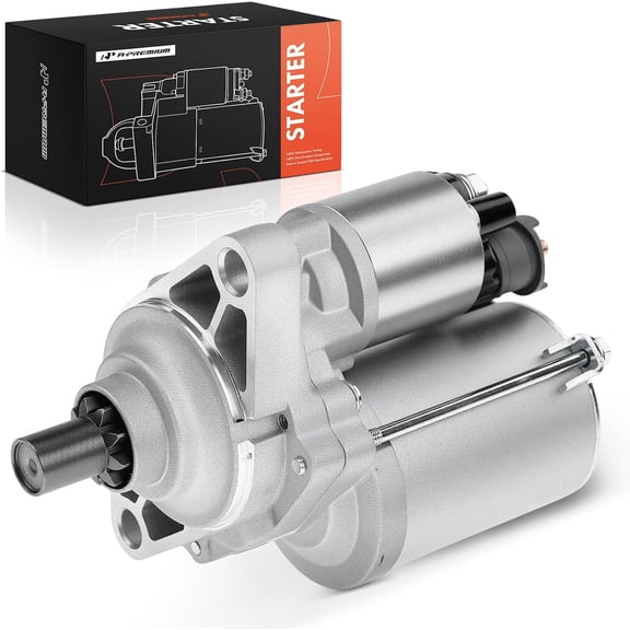 A-Premium Starter Motor Compatible with Honda Accord 95-07, Pilot 03-05, Odyssey 99-06 & Acura CL 97-03, TL, MDX, 2.7L 3.0L 3.2L 3.5L, 12V 1.6KW 9 Teeth Counterclockwise, Replace# 06312-P8A-5050
