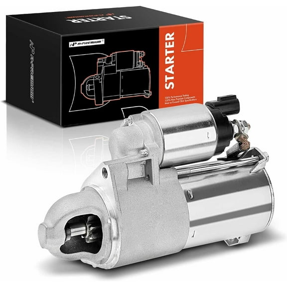 A-Premium Starter Motor Compatible with Hyundai Azera 06-09, Azera 07-08, Entourage 07, Santa Fe 07-09, Sonata 06-09, Veracruz & Kia Amanti, Sedona, 3.8L 3.3L,12V 1.4KW 8 Teeth CW, Replace# 361003CA00