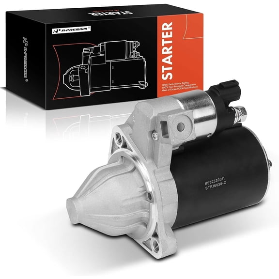A-Premium Starter Motor Compatible with Hyundai Elantra 17-20, Elantra GT 18-20, Sonata 18-19, Tucson 17-18, Veloster 19-21, Kona 18-21 & Kia Optima 16-20, Forte Koup 14-16, 1.6L, 12V 0.9KW 10T CW