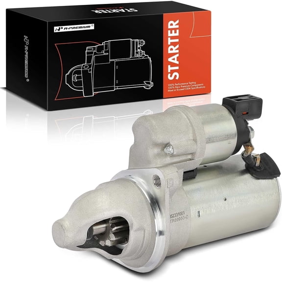 A-Premium Starter Motor Compatible with Hyundai Sonata 2014-2014, Santa Fe Sport 2014-2016 & Kia Optima 2014-2015, Sorento 2014-2014, 2.0L 2.4L, 12V 1.2KW 11-Teeth Clockwise, Replace# 8000621