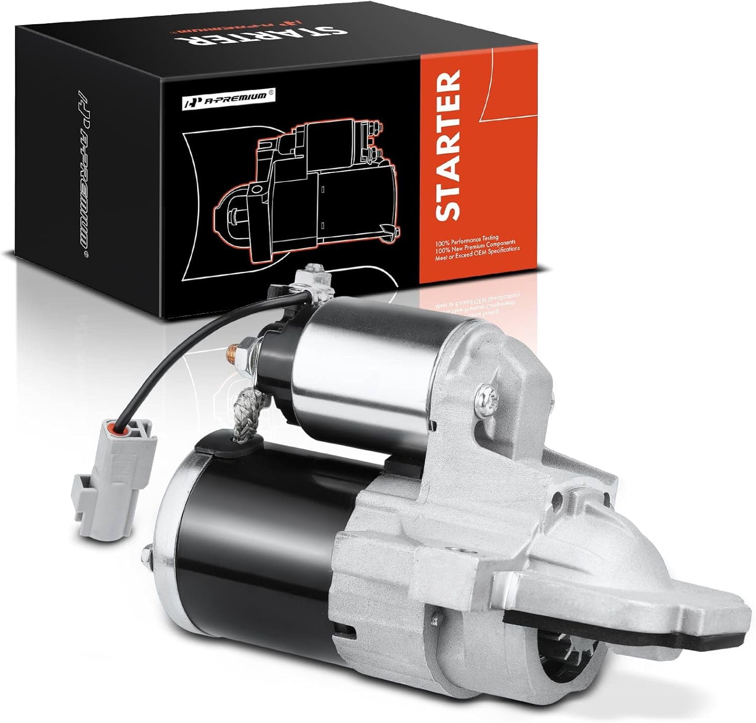 A-Premium Starter Motor Compatible with Mazda 3 2010-2013, 5 2012-2013, 6 2011-2013, CX-7 2011-2012, L4 2.3L 2.5L, 12V 1.4KW 11 Teeth Clockwise, Replace# 410-48362, L538-18-400R0B
