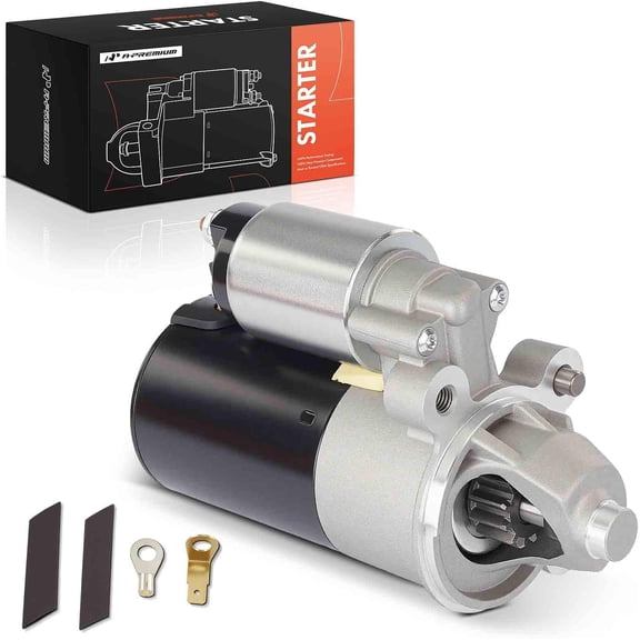 A-Premium Starter Motor Compatible with Mercury & Ford Models - Sable 2000-2004, Taurus 2000-2007, 3.0L, 12V 1.5KW 12 Teeth Clockwise, Replace# YF1Z11002AA, YF1Z-11002-AA