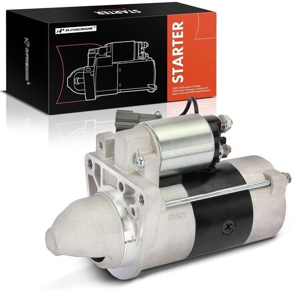 A-Premium Starter Motor Compatible with Nissan Pathfinder 2008-2010, Armada 2005-2009, Titan 2004-2009/2011-2011, Pathfinder Armada 2004-2004 & Infiniti QX56 2004-2010, 12V 2.2KW 10-Teeth Clockwise