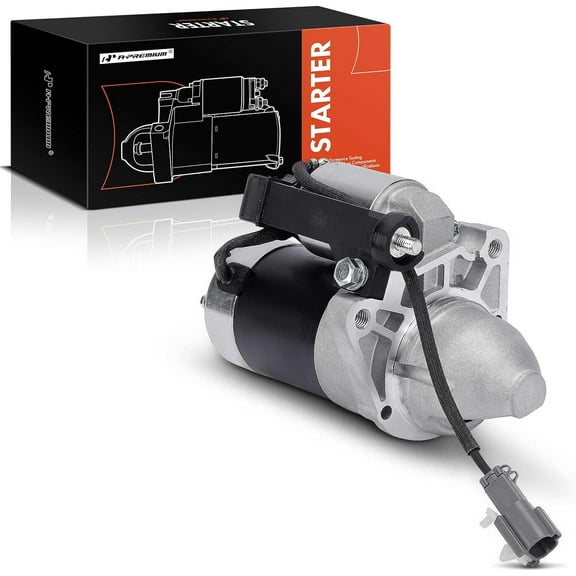 A-Premium Starter Motor Compatible with Nissan Pathfinder 2011-2012, Titan 2010 2012-2015 2017-2022, Titan XD 2016-2022, Armada 2010-2015, NV2500, NV3500 & Infiniti QX80, M56, 12V 2.0KW 9-Teeth CW