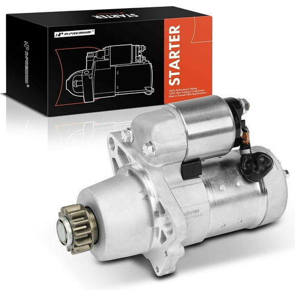 A-Premium Starter Motor Compatible with Nissan X-Trail 2005-2006 2.5L, Automatic Transmission, 12V 1.4KW 13-Teeth Counterclockwise, Replace# 063280081010, 944280521820