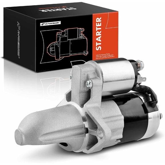A-Premium Starter Motor Compatible with Subaru Forester 1998-2002 2.5L Impreza 1993-2003 1.8 2.2 2.5L Manual Trans 12V 1.0KW 8 Teeth Counterclockwise Replace# 23300-AA280 23300-AA380 23300-AA381