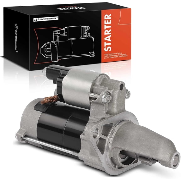 A-Premium Starter Motor Compatible with Subaru Impreza 2002-2007 & Saab 9-2X 2005-2005, 2.0L 2.5L, 12V 1.0KW 9-Teeth Counterclockwise, Replace# 23300AA420, 2810021050