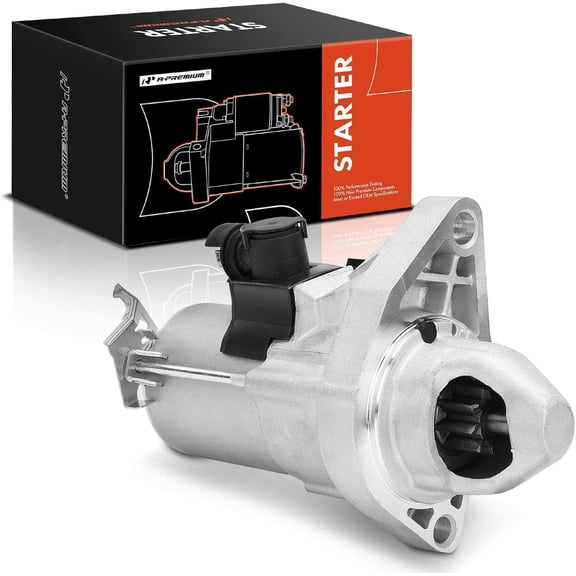 A-Premium Starter Motor Compatible with Honda Civic 2006 2007 2008 2009 2010 2011 1.8L 12V 1.2KW 9-Teeth Clockwise