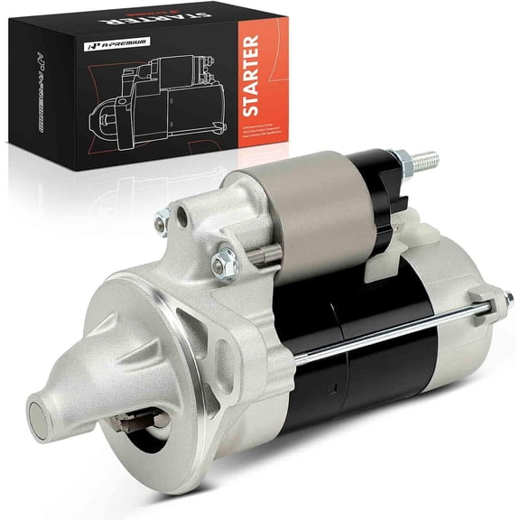 A-Premium Starter Motor, 12V 1.1KW 9 Teeth Clockwise | Compatible with John Deere 1420, 1435, 4010, 4100, 4110, Gator TH 6x4/XUV 850D 4x4, Pro Gator 2020 2020A 2030 2030A 2020A