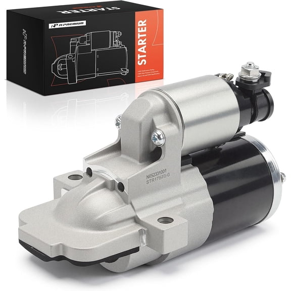 A-Premium Starter Motor Compatible with Mazda 3 2010 2011 2012 2.0L, 12V 1.0KW 11-Teeth Clockwise, Replace# LF8J18400R0B, M000T33271