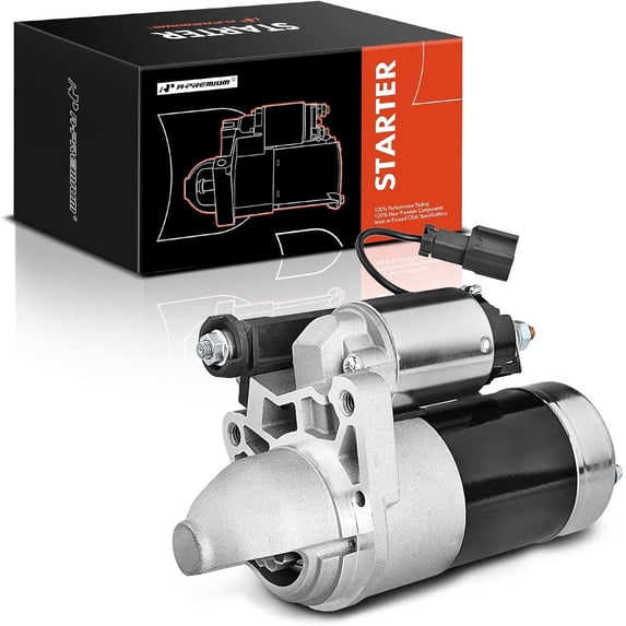 A-Premium Starter Motor Compatible with Nissan Armada 2010-2015 V8 5.6L, Titan 2011-2015 V8 5.6L, 12V 2.0KW 11 Teeth Clockwise, Replace# 23300ZV00A