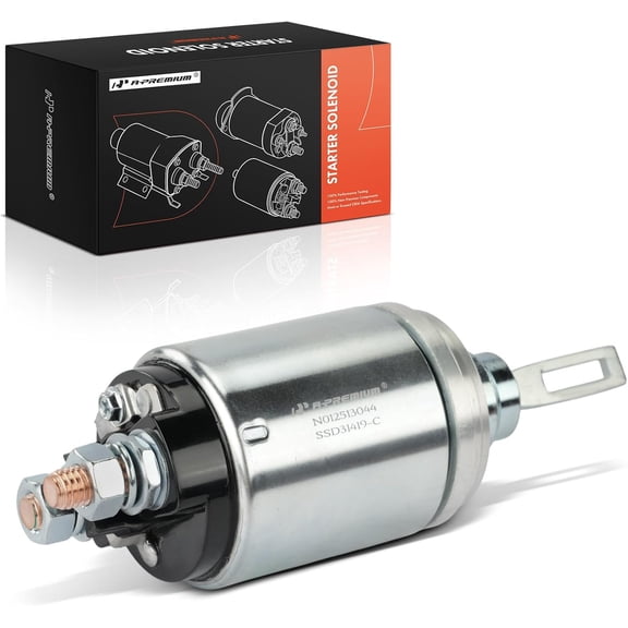 A-Premium Starter Solenoid Compatible with Mercedes-Benz & Lamborghini Models - 180D 1960-1963 190DB 1960-1962 190DC 1963-1965 200 1966-1967 200D 1966-1967 Espada 1968-1974 - 1.8L 2.0L 3.9L - 12V