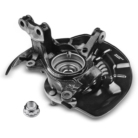 A-Premium Steering Knuckle Assembly Compatible with Toyota Highlander 2008-2013 Front Right Passenger Side