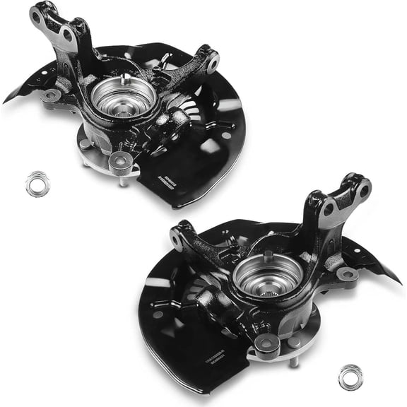 A-Premium Steering Knuckle Assembly Compatible with Toyota Sienna 2011-2013 L4 2.7L 2011-2017 V6 3.5L Front Left and Right 2-PC Set