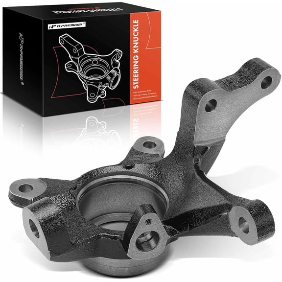 A-Premium Steering Knuckle Spindle Compatible with Hyundai Elantra 2001-2006 Front Passenger Side with 4-Wheel ABS