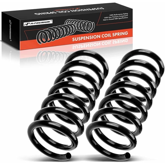A-Premium 2Pcs Rear Left and Right Suspension Coil Springs Set Compatible with Chevrolet Traverse & GMC Acadia Limited & Buick Enclave & Saturn Outlook, Driver and Passenger Side