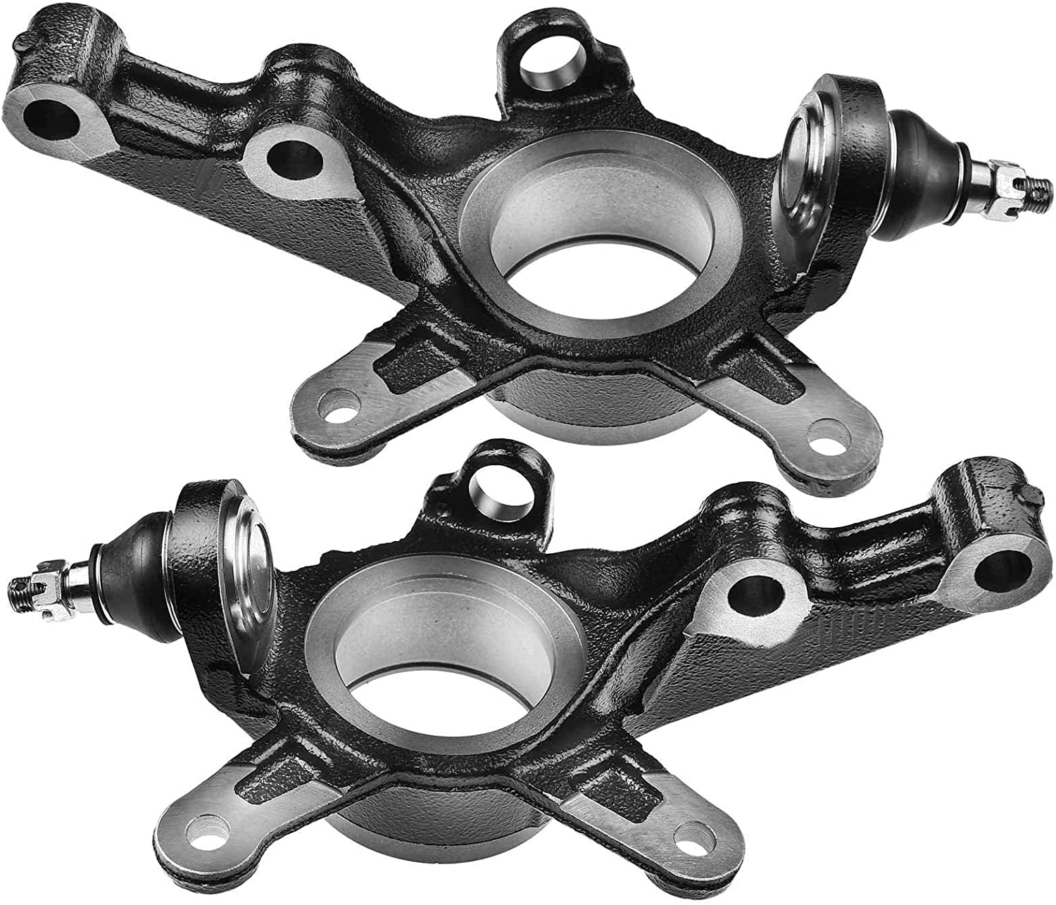 Front Steering Knuckle & Wheel Hub Bearing Assembly Pair – For Honda Civic L4 1.7L (2001-2002)