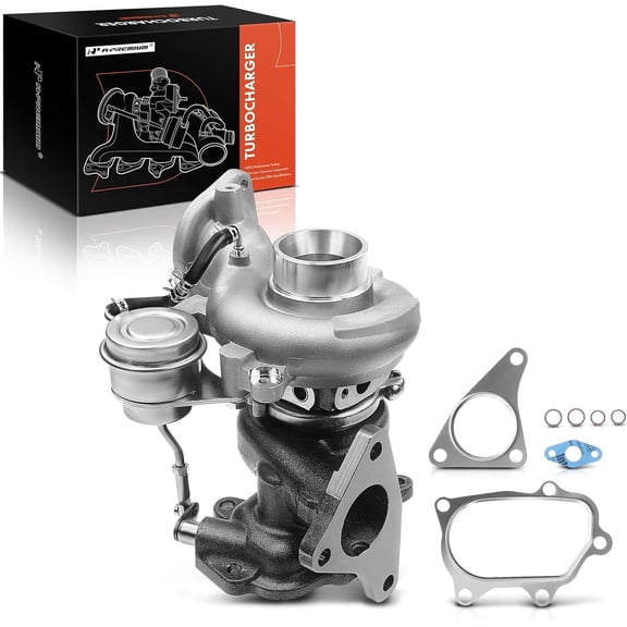 A-Premium TD04L-04H Complete Turbo Turbocharger Kit, with Wastegate Actuator & Gasket Compatible with Subaru 2008-2013 Forester, 2008-2014 Impreza, 2.5L EJ255 Engine, Replace# 14411AA710