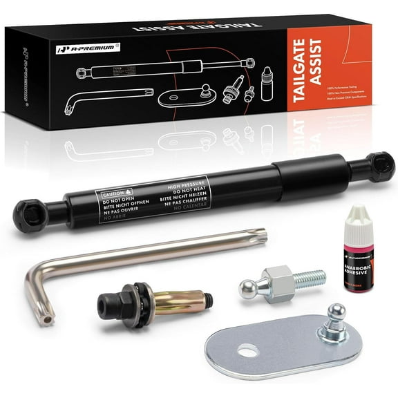 A-Premium Tailgate Assist Shock Strut Replacement for Ford F-150 1997-2003 F-250 Super Duty F-350 Super Duty F450 Super Duty 1999-2014