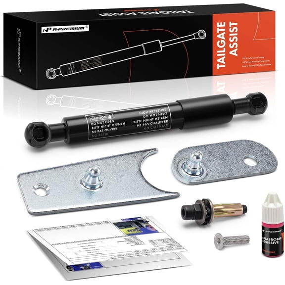 A-Premium Tailgate Assist Truck Tail Gate Lift Assist Shock Compatible with Chevy Silverado and GMC Sierra 1500 2007-2018, HD 2500 3500 2007-2019 Truck Tailgate Shock Absorber