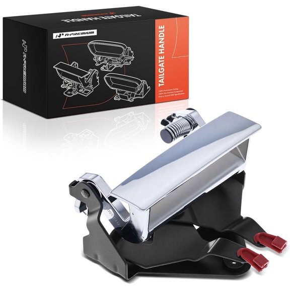 A-Premium Tailgate Handle Compatible with Dodge Ram 1500 1994-2001, Ram 2500 3500 1994-2002, Chrome