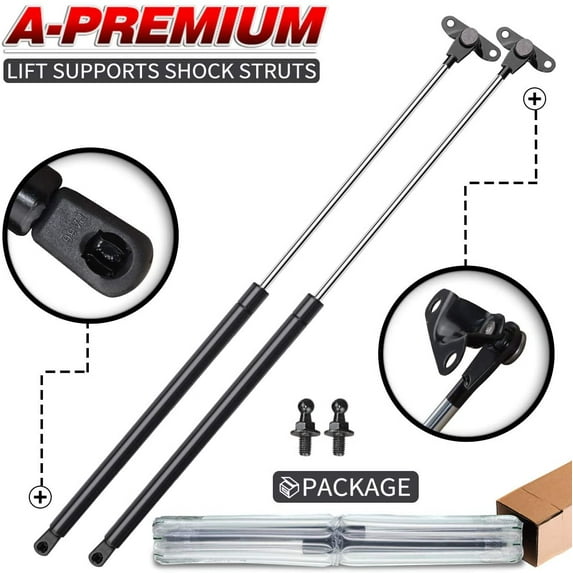 A-Premium Tailgate Rear Hatch Lift Supports Shock Struts Replacement for Eagle Talon Mitsubishi Eclipse 1990-1994 Plymouth Laser Hatchback 2-PC Set