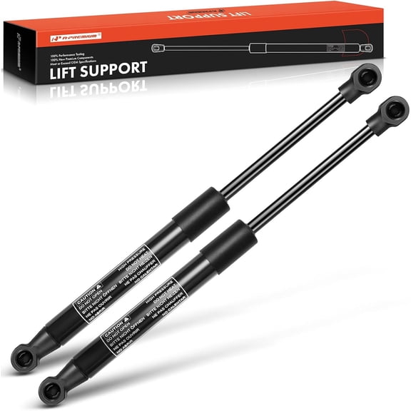 A-Premium Tailgate Rear Trunk Lift Supports Shock Struts Compatible with Infiniti Models - G25 2011-2012, G35 2007-2008, G37 2009-2013, Sedan with Spoiler, not fit Coupe or Convertible(2PC Set)