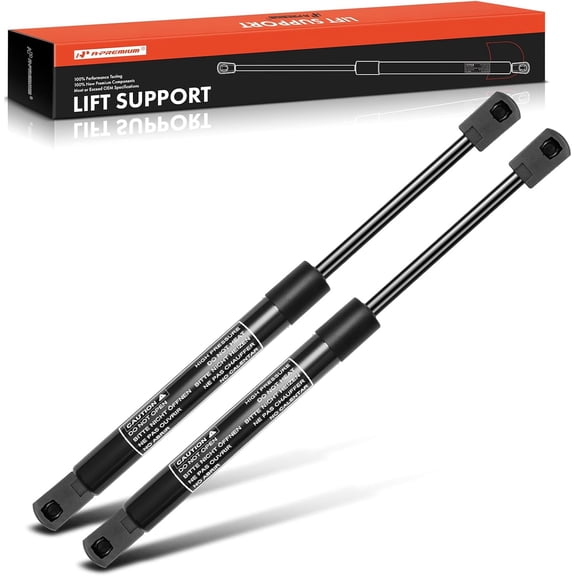 A-Premium Tailgate Rear Trunk Lift Supports Shock Struts Compatible with Select Chrysler and Dodge Models- 300 2011-2020,Sebring/Stratus 2001-2006, Charger 2006-2020, Sedan, Without Spoiler, 2-PC Set