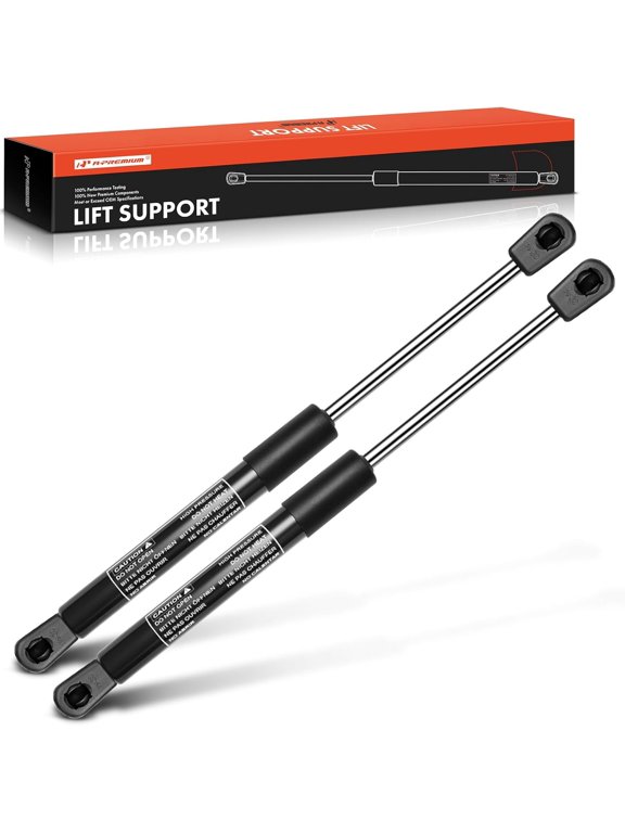 Tailgate Rear Trunk Lift Supports Shock Struts Compatible with Select Ford Models - Focus 2000 2001 2002 2003 2004, Sedan, with Spoiler - Replace# XS4Z54406A10BB, 6S65F406A10AA (2-PC Set)