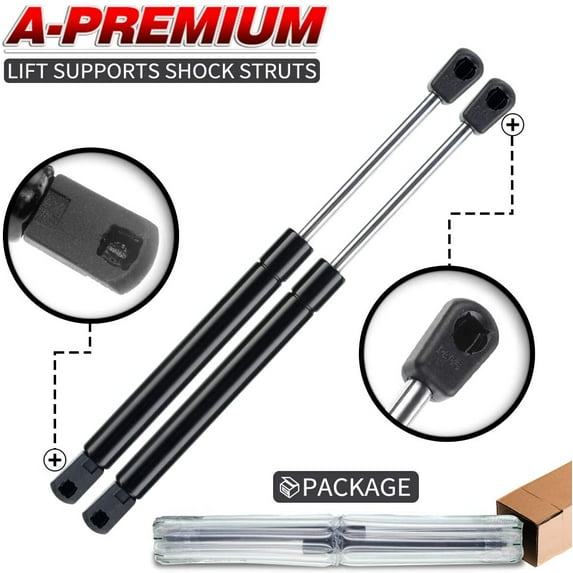 A-Premium Tailgate Rear Trunk Lift Supports Shock Struts Replacement for Pontiac Grand Prix 1997-2003 Without Spoiler 2-PC Set