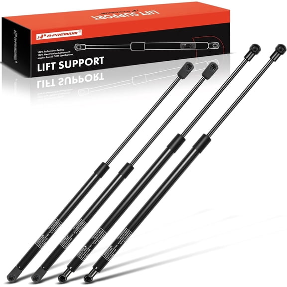 A-Premium Tailgate and Rear Window Lift Supports Shock Struts Gas Spring Replacement for Cadillac Escalade 2007-2013 Chevrolet Tahoe Suburban 1500 2500 GMC Yukon 6156 6157 4-PC Set