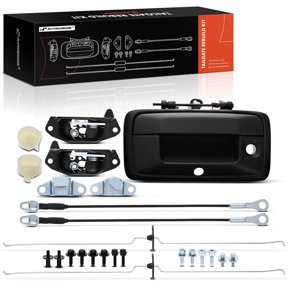 A-Premium Tailgate Rebuild Kit Compatible with Chevrolet Colorado 2016-2017 & GMC Canyon 2016-2017, Rear Tailgate Parts Plasitc Handle Bezel Latch Rod Cable Bushing Hinge Bolts (Pack of 25)