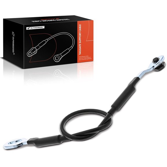 A-Premium Tailgate Support Cable Compatible with Chevrolet Blazer 1995-2005, S10 1994-2004 & GMC Jimmy 1995-2001, Sonoma 1994-2004 & Oldsmobile Bravada 1996-2004, 17-1/4 Inch, Rear Tailgate
