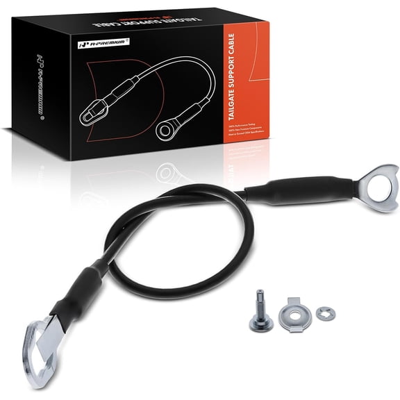 A-Premium Tailgate Support Cable Compatible with Ram 1500 2011-2018, 1500 Classic 2019-2022, 2500 3500 2011-2022, 4500 5500 2011-2015 & Dodge Ram 1500 2500 3500 4500 5500, 21-1/4 Inch, Rear Tailgate