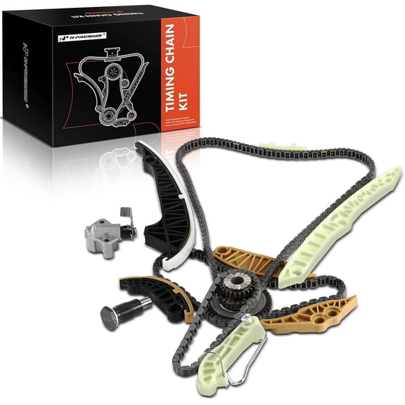 A-Premium Timing Chain Kit Compatible with Audi A3 A4 A5 A6 TT Quattro Volkswagen Beetle GTI Jetta Passat CC L4 2.0L 13-PC Set Fits select: 2013 AUDI A4 PREMIUM PLUS, 2013-2015 VOLKSWAGEN CC SPORT
