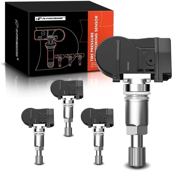 A-Premium Tire Pressure Monitoring System Sensors Compatible with Tesla 3 2018-2020 S 2014-2020 X 2016-2020 ELECTRIC 433.90 MHz 4-PC Set