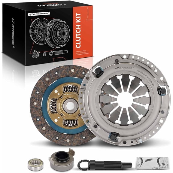 A-Premium Transmission Clutch Kit Set Compatible with Honda Civic 1992-2005 Civic del Sol 1993-1995 1.5L 1.6L 1.7L Replace# 22300P2E003 621302177