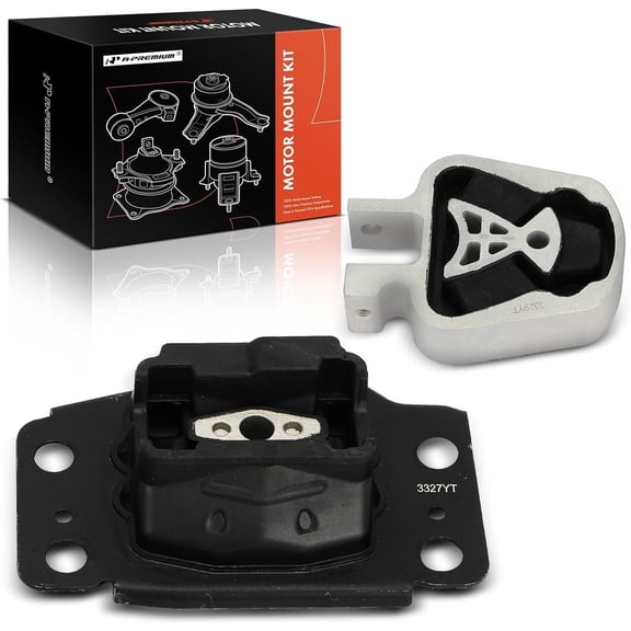 A-Premium Transmission Mount and Torque Strut Mount Kit Compatible with Ford Fusion 2013-2017, Edge 2015-2017 & Lincoln MKX 2013-2016, 2.0L 2.5L, 2-PC Set, Replace# DP5Z6068A, DG9Z6068F