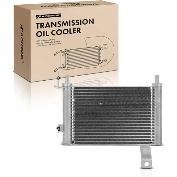 A-Premium Transmission Oil Cooler Compatible with Ford E-150 E150/E-250 E250/E-350 Super Duty/E-450 Super Duty 2008-2014, 5.4L, 4 Speed Transmission Replace# 8C2Z7A095C
