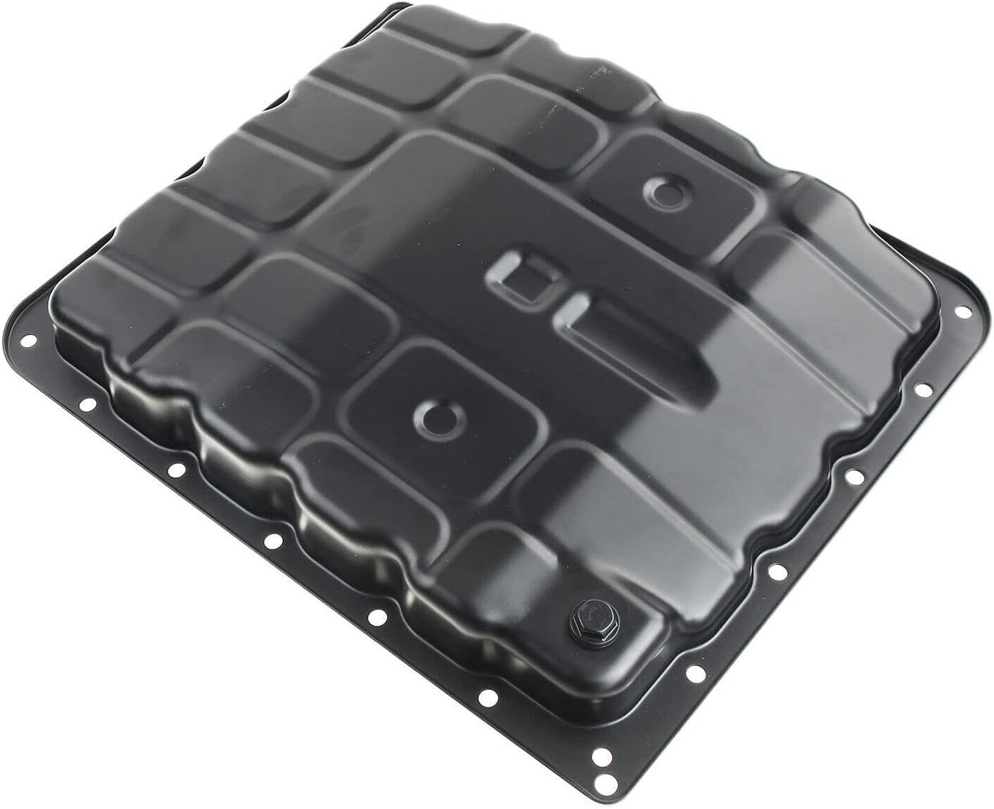 A-Premium Transmission Oil Pan with Drain Plug Compatible with Nissan 350Z 2003-2009, Armada 2007-2013, Frontier 2005-2014, Pathfinder 2005-2012, Titan 2004-2013, Xterra 2005-2012