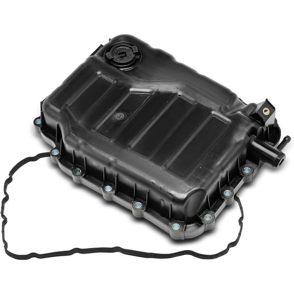 A-Premium Transmission Oil Pan with Drain Plug & Gasket Compatible with Jeep Compass Patriot 2014-2017 & Dodge Dart 2013-2016, 2.0L 2.4L, Replace # 68192623AA