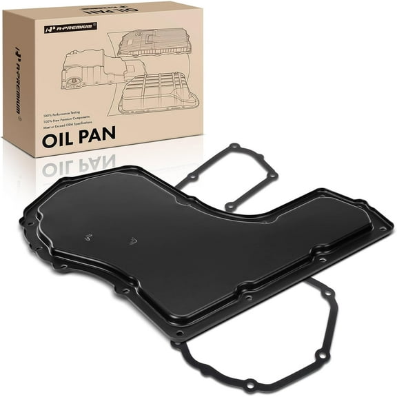 A-Premium Transmission Oil Pan with Gasket Compatible with 4T40-E 4T45-E Transmission & Chevy Cavalier Cobalt HHR Malibu & Pontiac G5 G6 Grand Am Sunfire & Saturn Aura L100/200/300