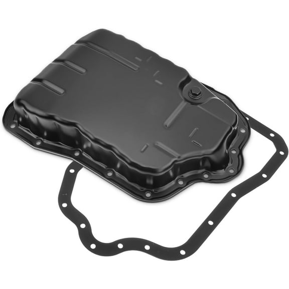 A-Premium Transmission Oil Pan with Drain Plug & Gasket Compatible with Toyota Camry 2010-2016, Highlander 2010-2013, Sienna 2011-2013