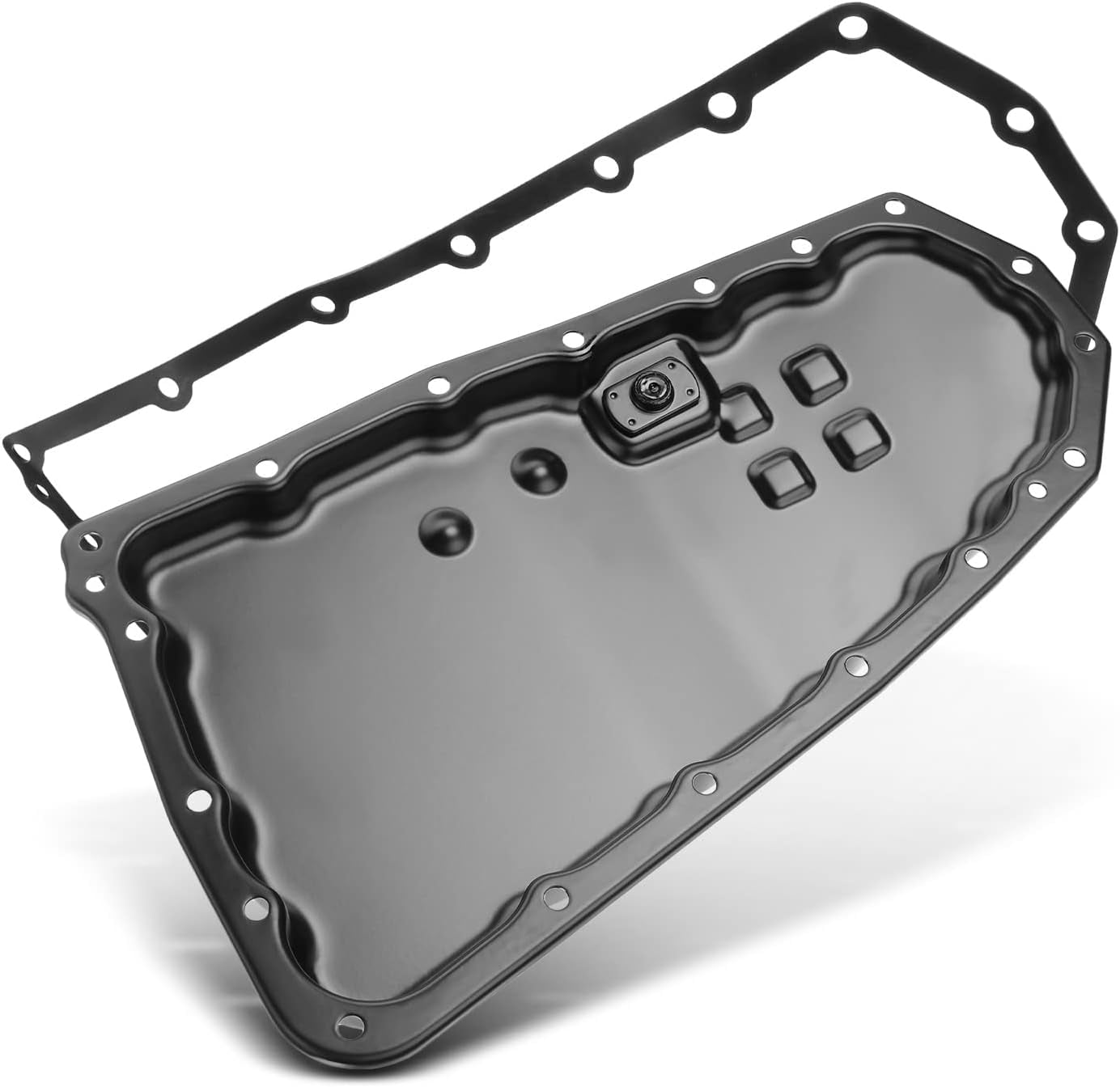 APremium Transmission Oil Pan with Gasket Compatible with Nissan Rogue