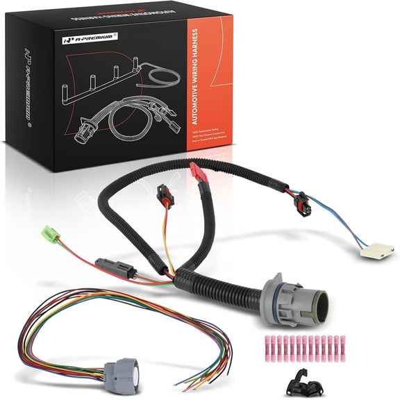 A-Premium Transmission Wiring Harness Compatible with Chevrolet & GMC Models - C1500, C2500 Suburban, C3500HD, G30, P30, K2500, R3500, G3500, P3500, Automatic Transmission - Replace# K33869A