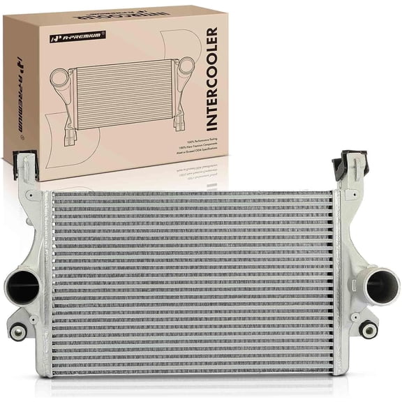 A-Premium Turbocharger Intercooler Compatible with Ram 2500 2019-2021, 3500 2019-2021, 6.7L, Charge Air Cooler