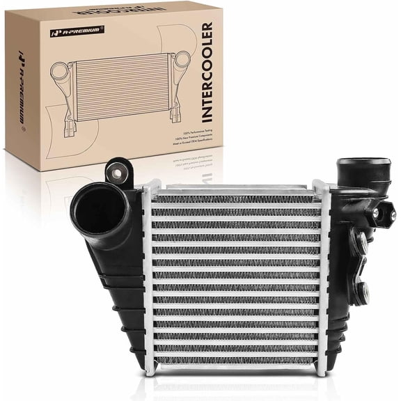 A-Premium Turbo Intercooler Compatible with Volkswagen Jetta 1999-2003, Golf 2000-2003, 1.8L 1.9L Turbocharged