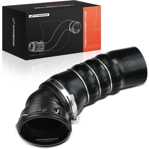 A-Premium Turbocharger Intercooler Pipe with Clamp Compatible with BMW E70 X5 2009-2013 Left