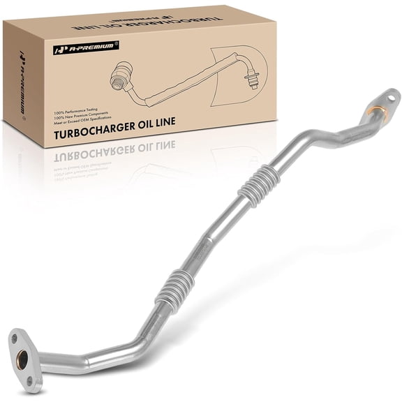 A-Premium Turbocharger Oil Return Line Compatible with Hyundai Sonata 2015-2019, Santa Fe 2019-2020, Santa Fe Sport 2017-2018 & Kia Optima 2016-2019, Sportage 2016-2022, Sorento, 2.0L