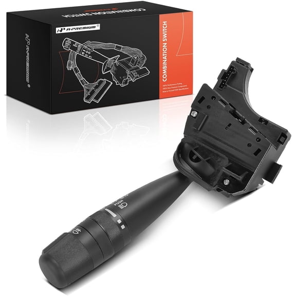 A-Premium Turn Signal Switch, Fog Light Multifunction Switch Lever Compatible with Jeep Wrangler, Compass, Patriot, Liberty & Dodge Journey, Avenger, Caliber, Nitro & Chrysler PT Cruiser, 200